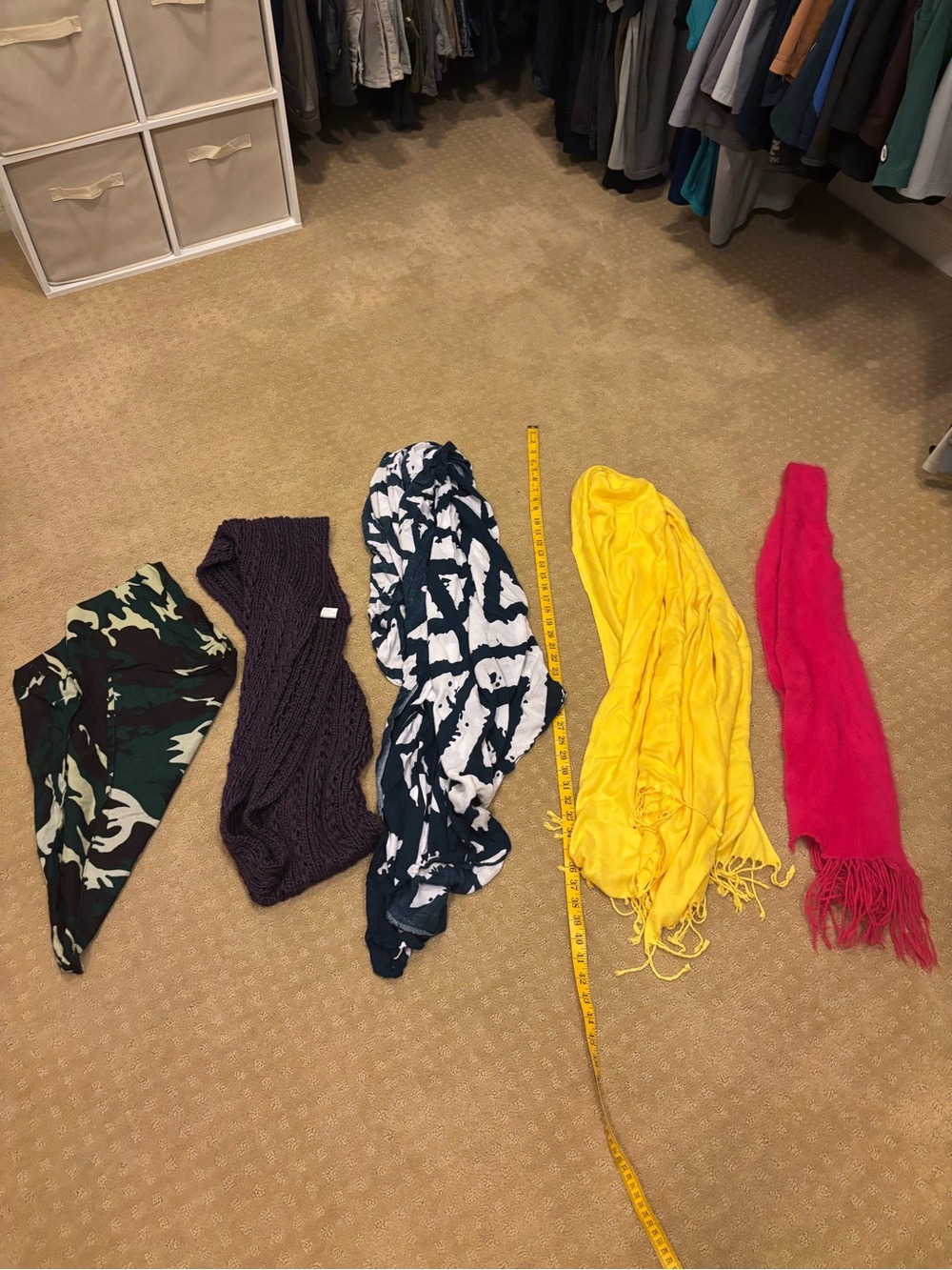 Coachella/music festival Scarf Lot of 5 scarves